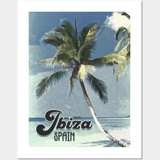 IBIZA Spain ✪ Vintage style poster | Most Beautiful Places on Earth Posters and Art